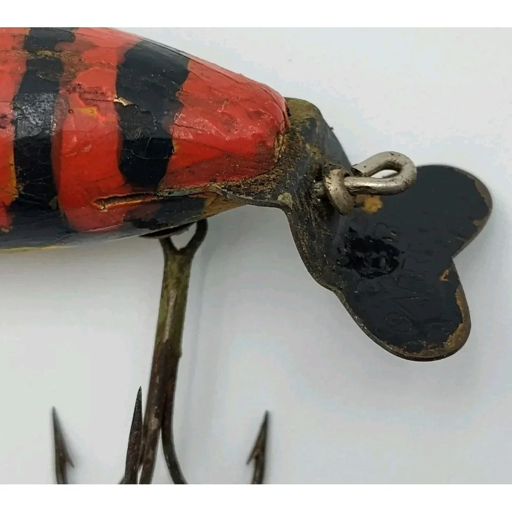 C.C.B.Co.‎ Garrett 1930's Wooden Lure ANTQ-Repainted VTG Fishing BR8.0PA2090